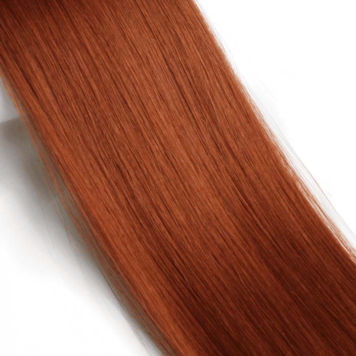 dark copper weft