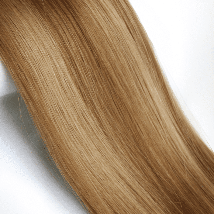light brown caramel highlights weft