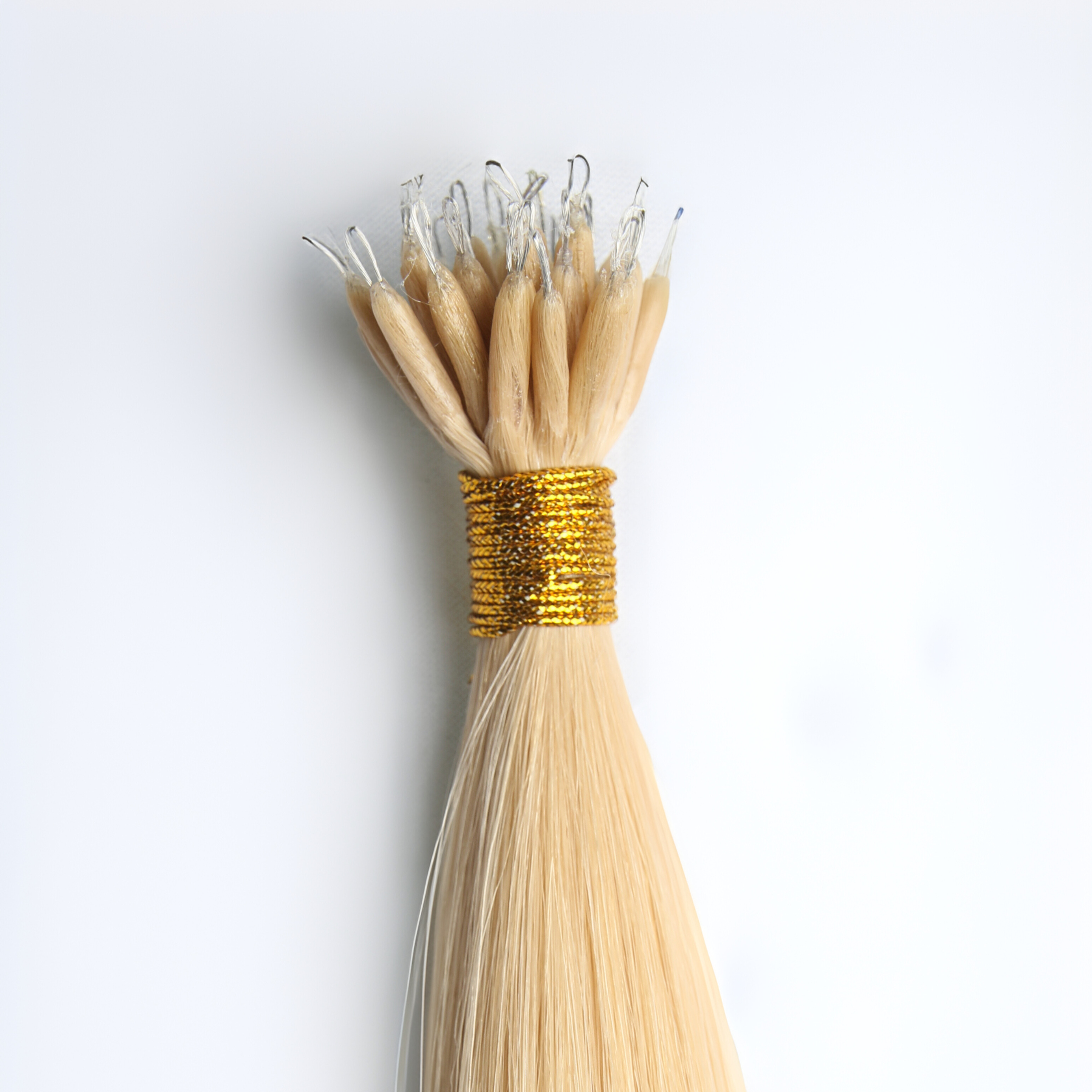 creamy blonde nano tips