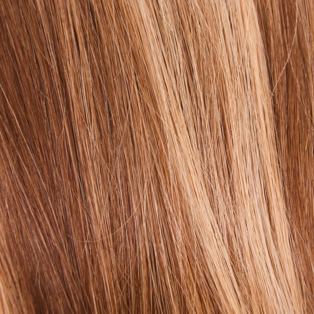 #5/27 Caramel Highlights and Light Ash Brown 20" Slim Ultra Remy Wefts