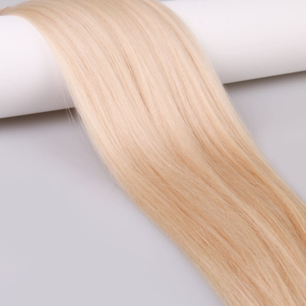 #613 Lightest Blonde 20" Remy Invisible Tapes - Image 2