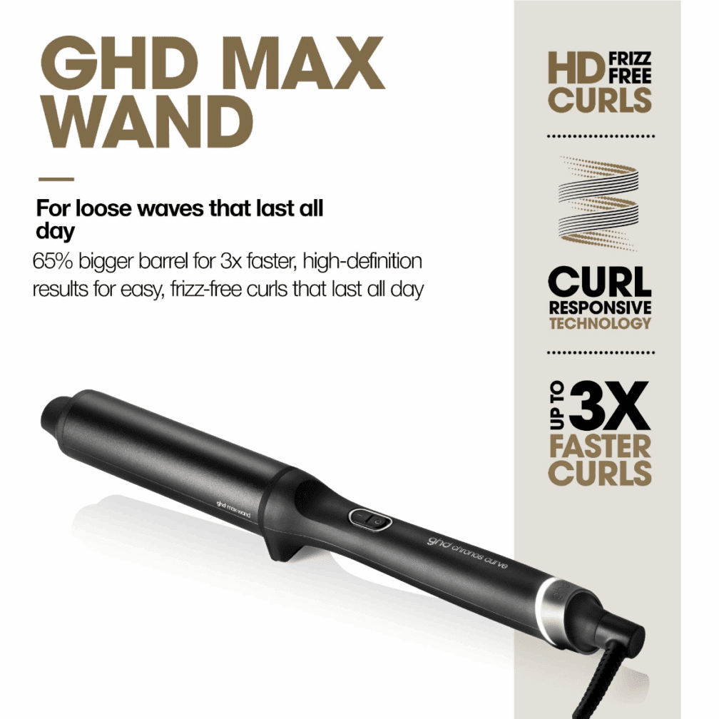 GHD Chronos Curve Max Wand (38mm Barrel) for Loose Waves - Image 2