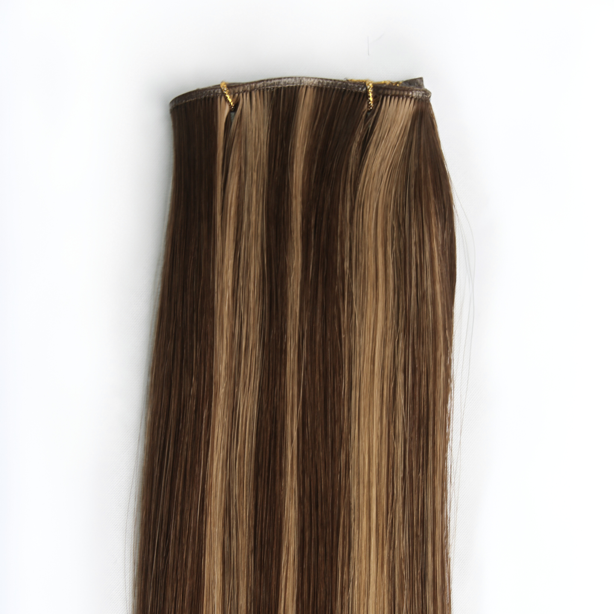 #3/7A Dark Brown and Light Ash Brown 20" Slim Ultra Remy Wefts - Image 2