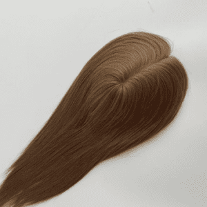 Light Ash Brown DM Remy Hair Topper