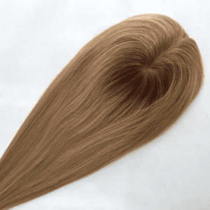 Rooted Dark Ash Blonde DM Remy Hair Topper