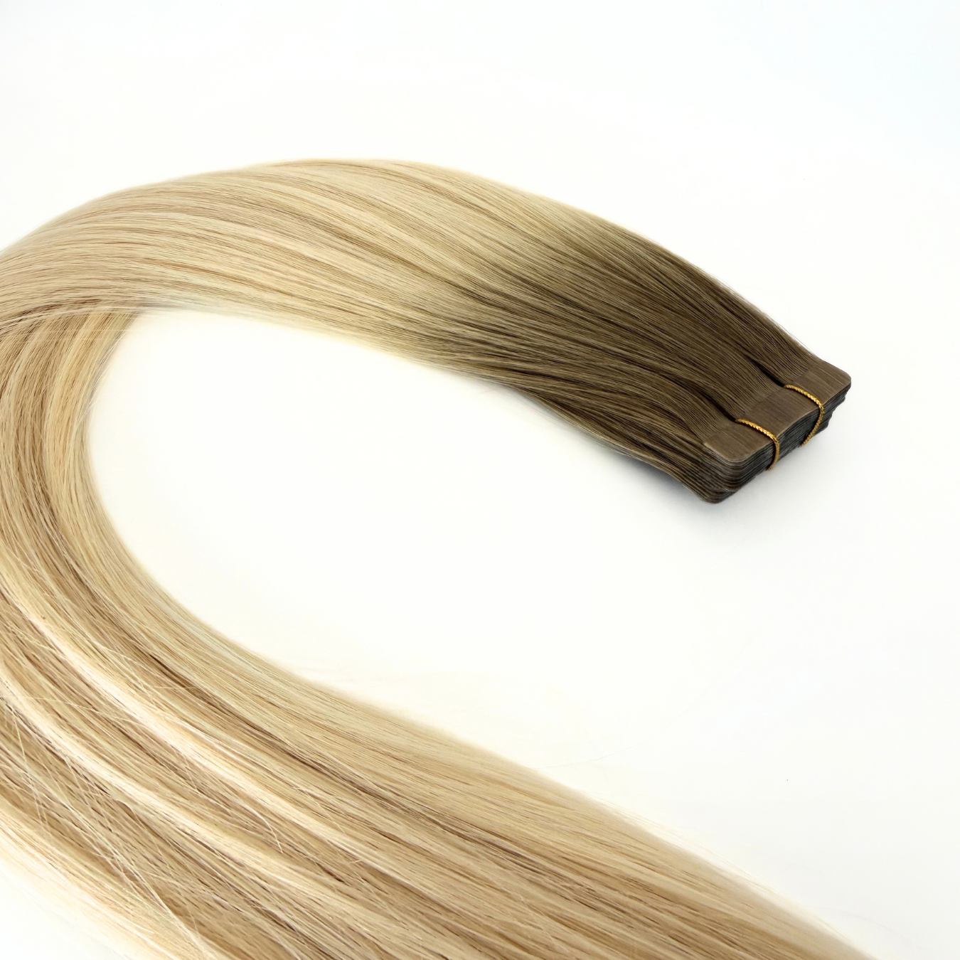 #R7A-613 Rooted Dark Ash Blonde and Lightest Blonde 20" 44G Tapes OUTLET
